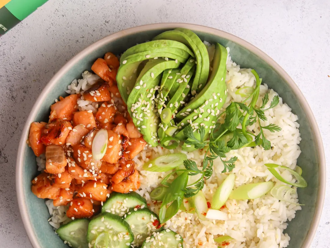 Hot Honey Glazed Salmon